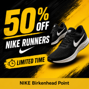 50% off Selected Nike Shoes