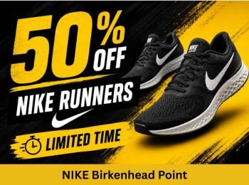 50% Off All Nike Running Shoes