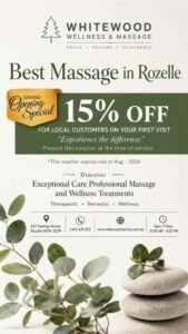 15% off First Visit at Whitewood Wellness & Massage