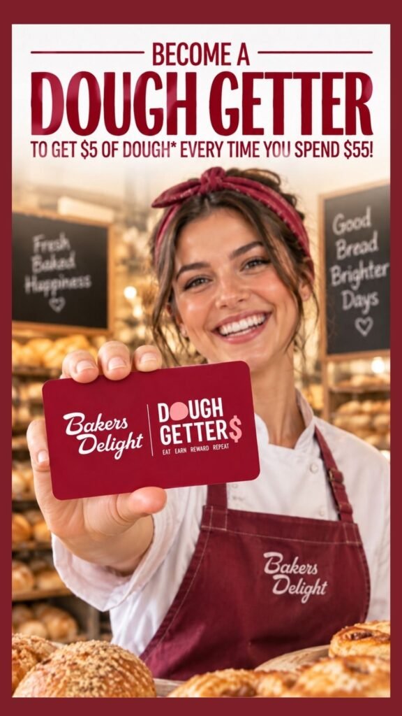 $5 of dough* every time you spend $55!