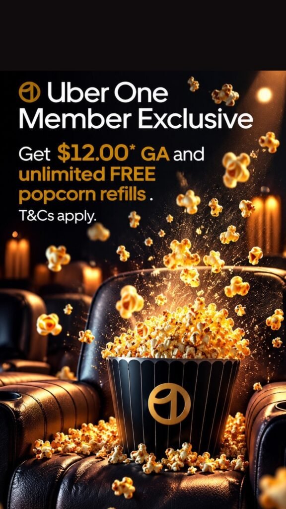 $12 General Admission and Unlimited FREE popcorn refills